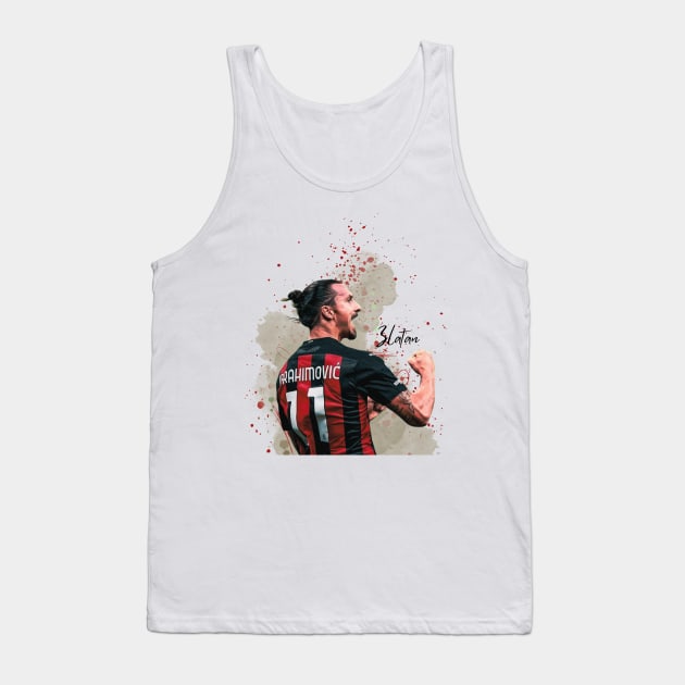 Zlatan Ibrahimovic Tank Top by Lottz_Design 